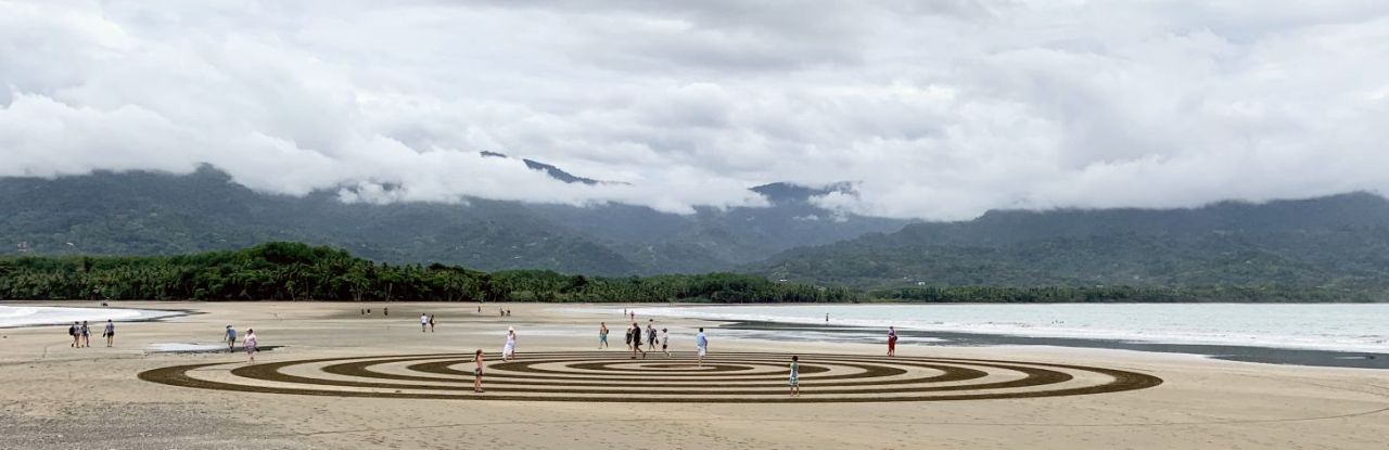 Costa Rica Rake Art