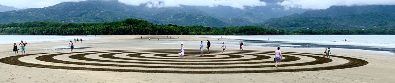 Costa Rica Rake Art