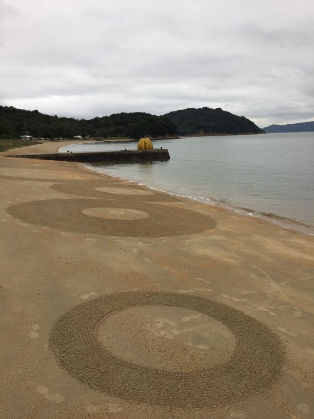 Cannon Beach Rake Art