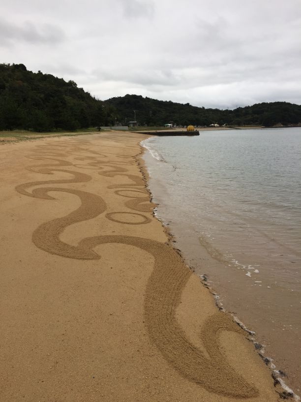Cannon Beach Rake Art